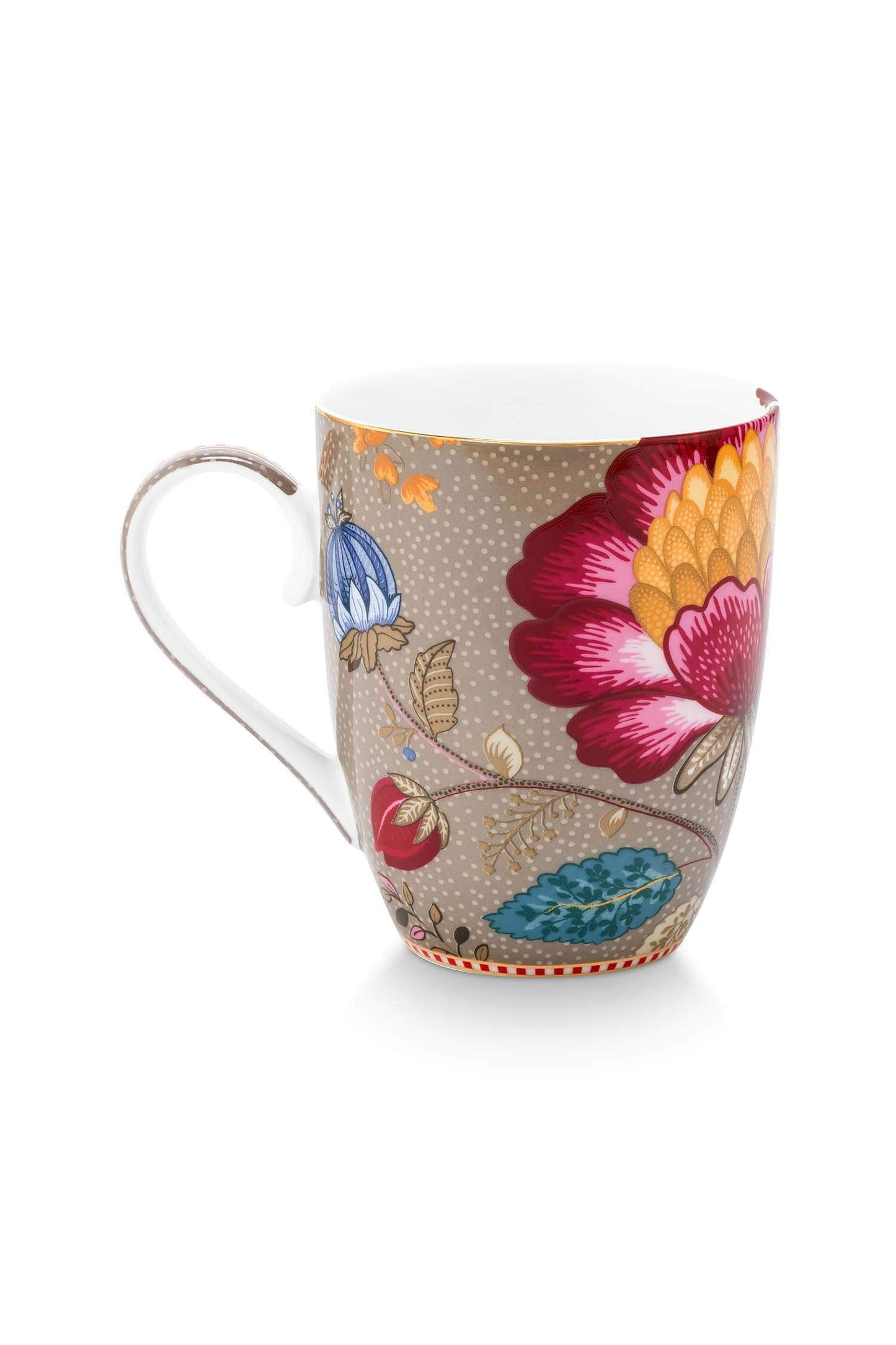 Set/2 Mugs Large Blooming Tales Fantasy Khaki by Pip Studio