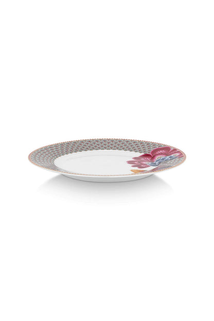 Plate Blooming Tales khaki 21cm by Pip Studio