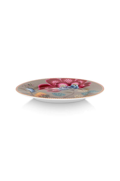 Plate Blooming Tales Fantasy Khaki 17cm by Pip Studio