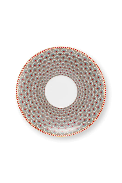 Set/2 Cups and Saucers Blooming Tales Fantasy khaki by Pip Studio