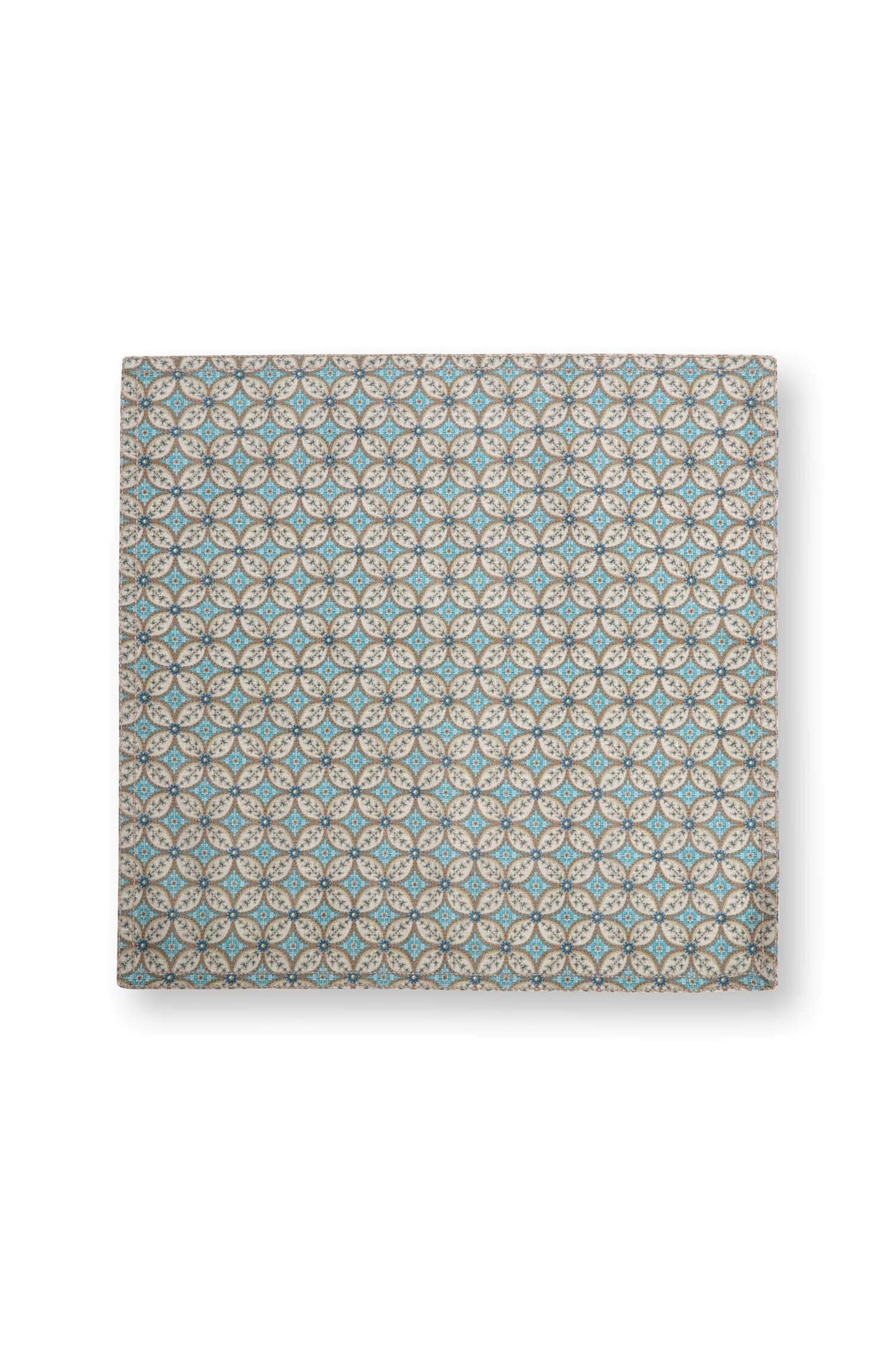 Set/4 Napkins Blooming Tales Bustani Khaki/Blue by Pip Studio