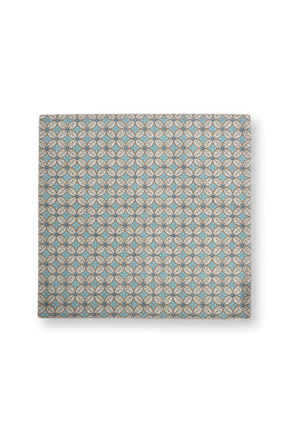 Set/4 Napkins Blooming Tales Bustani Khaki/Blue by Pip Studio