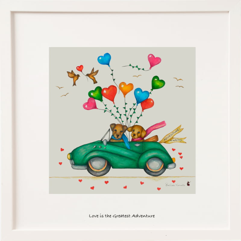 True Love is the Greatest Adventure Miniature By Belinda Northcote *New Product*
