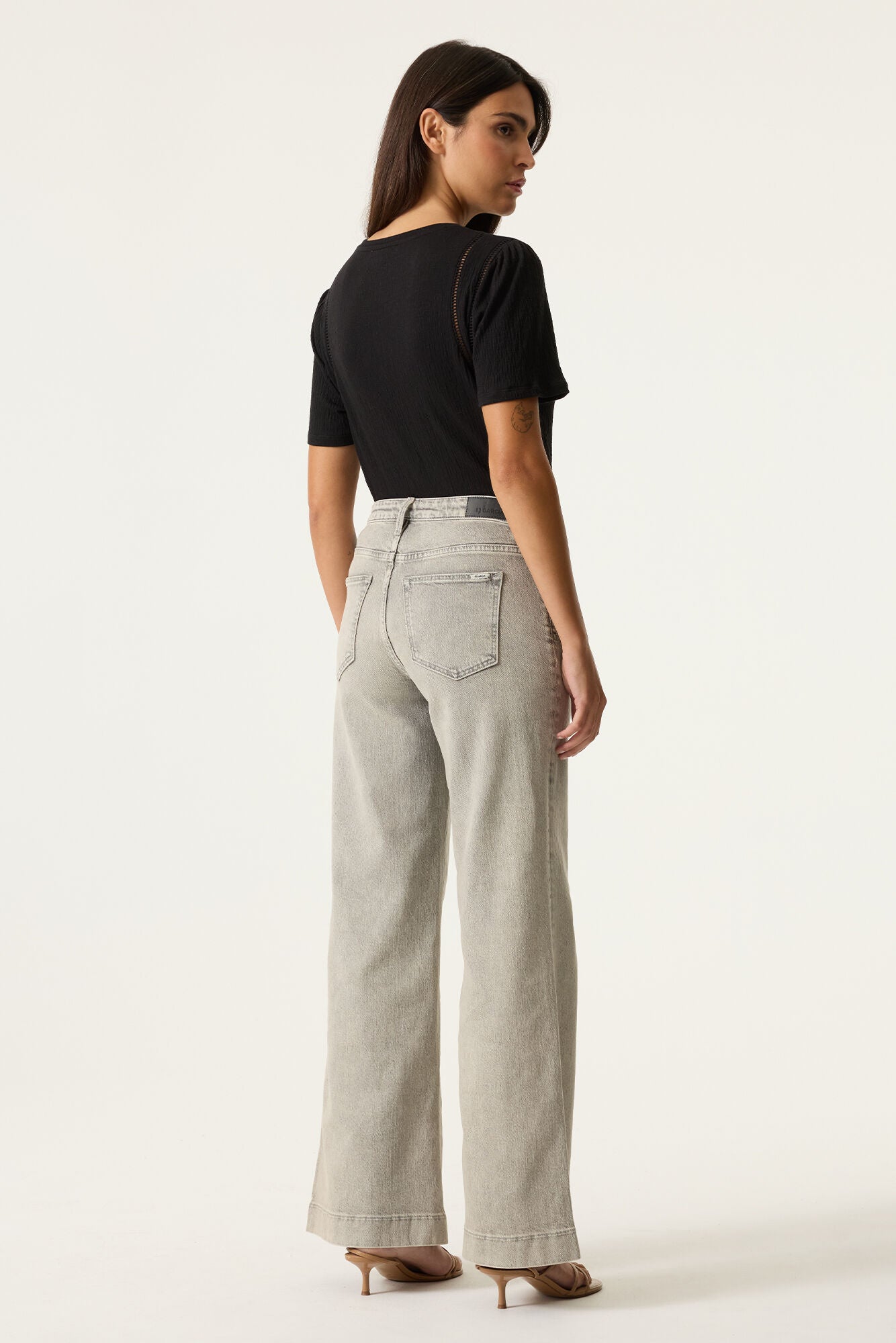 Black v-neck t-shirt