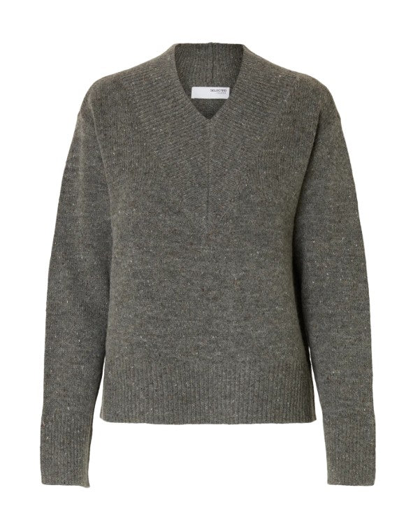 Nelly knit v-neck jumper