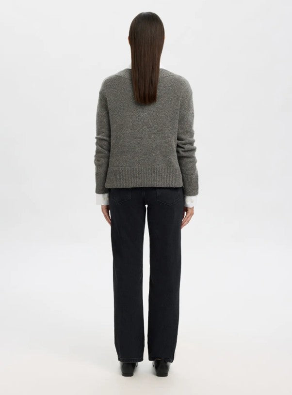 Nelly knit v-neck jumper