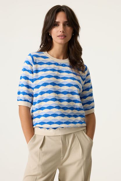Short sleeve knit