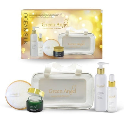 Ocean silk skincare gift set from Green Angel