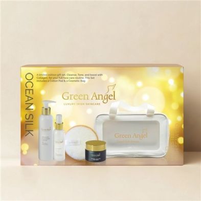 Ocean silk skincare gift set from Green Angel