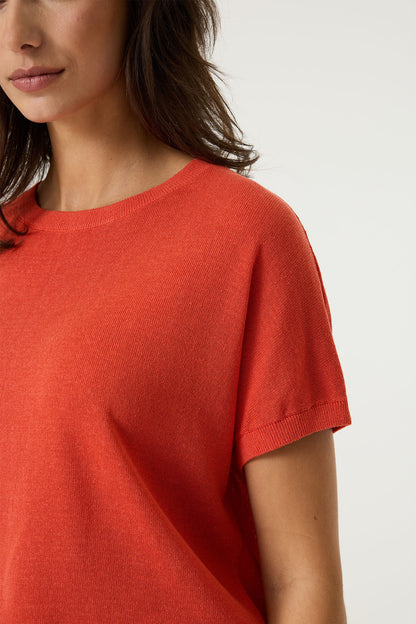 Paprika knit top