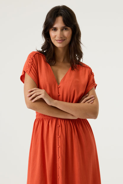 Fabulous paprika dress