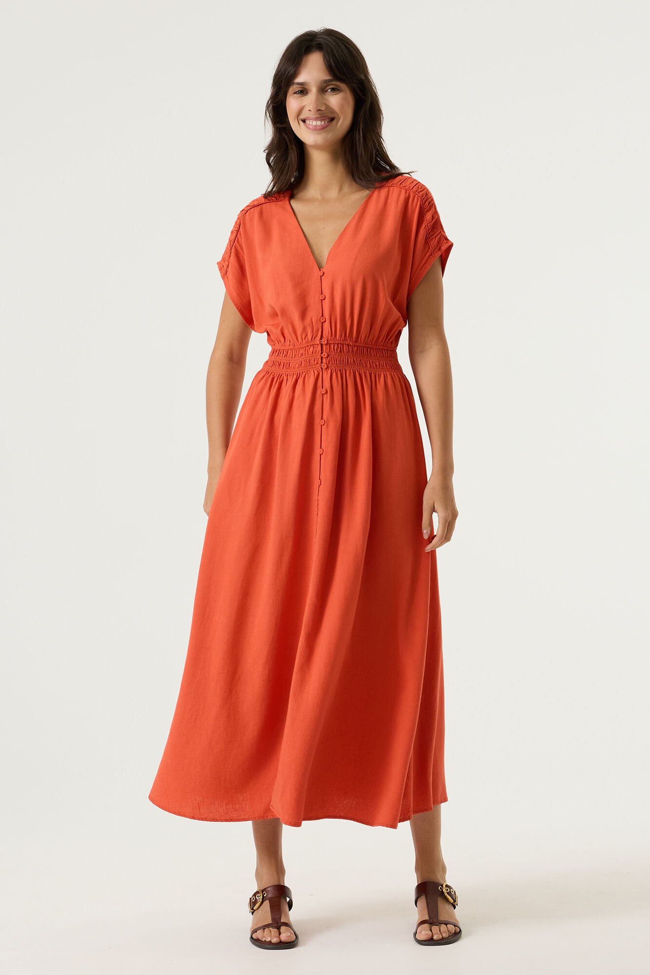 Fabulous paprika dress