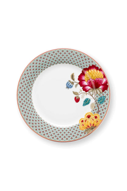 Dinner Plate Blooming Tales Blue 26.5cm by Pip Studio