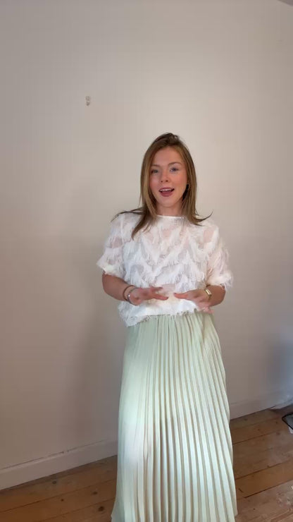 Millie pleated skirt