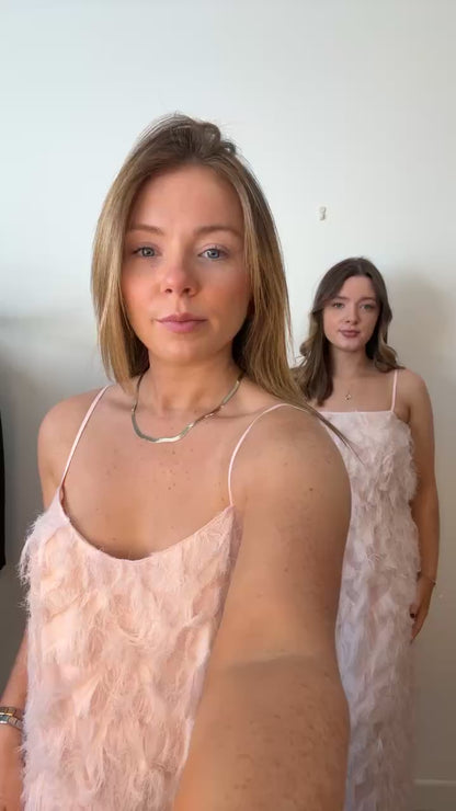 Adeline blush pink dress