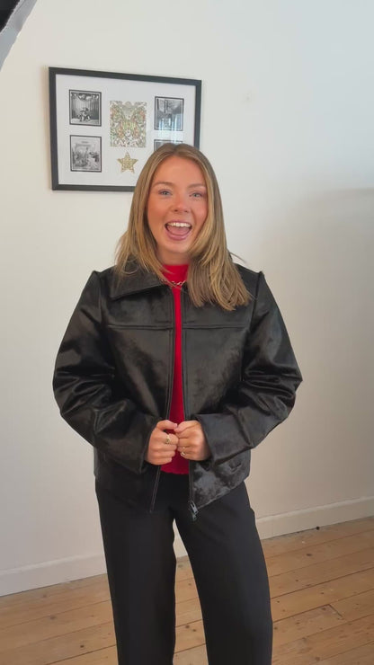 Cow hide leather jacket **special price