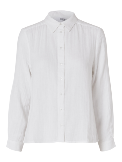 Hazel - 100% organic cotton white shirt