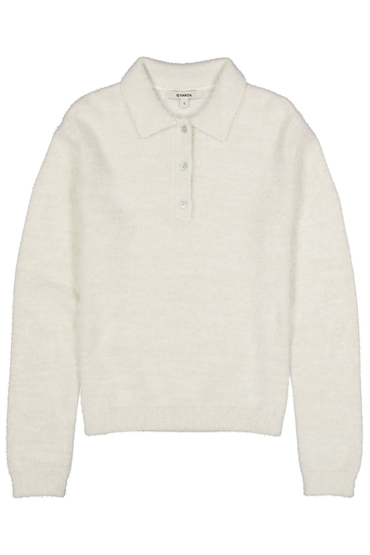 Fluffy collared jumper