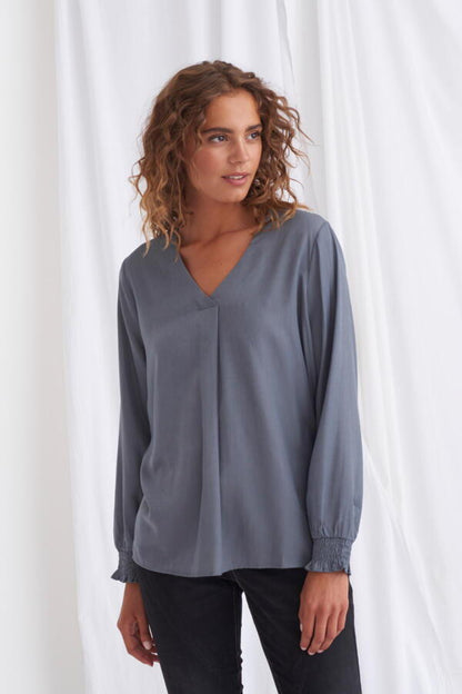 Slate grey top