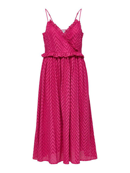 Pink Josie Broderie Anglaise Dress - 100% organic cotton