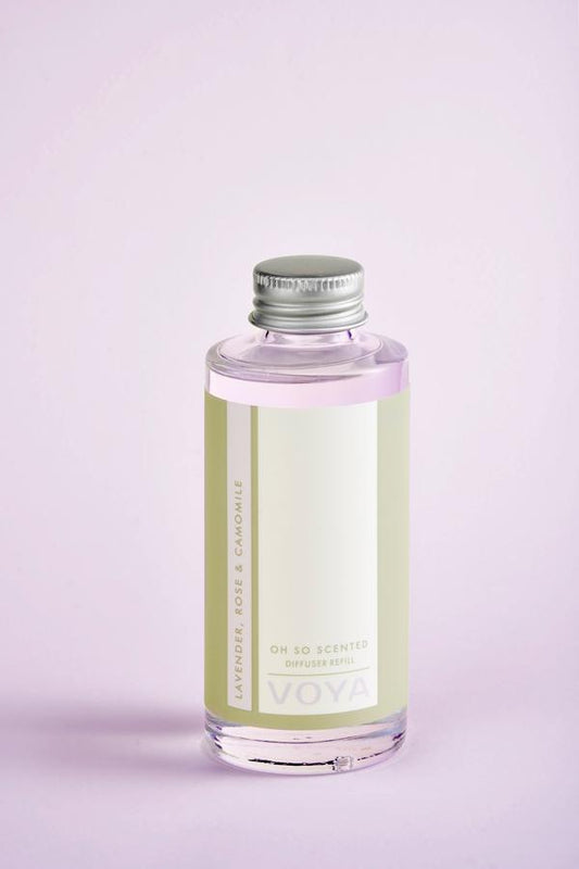 Lavender, Rose & Camomile Diffuser Refill by Voya 100ml