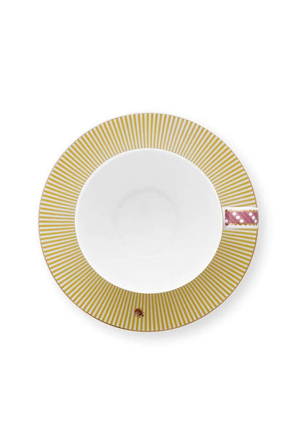 La Majorelle set/2 Cappuccino Cup & Saucer Yellow