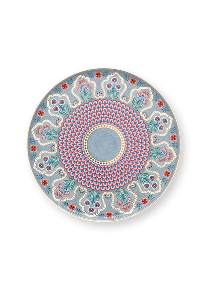 Flower Festival Cake Tray Small Light Blue by Pip Studio
