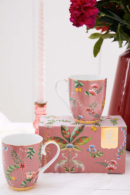 La Majorelle Set/2 Mugs Large Pink