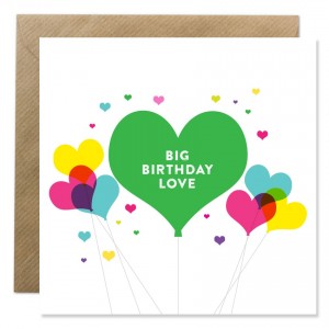 Big Birthday Love Card from Bold Bunny