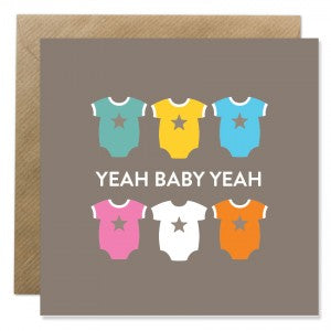 Yeah baby Yeah Card from Bold Bunny