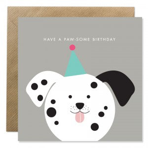 Have a Paw-some Birthday Card from Bold Bunny
