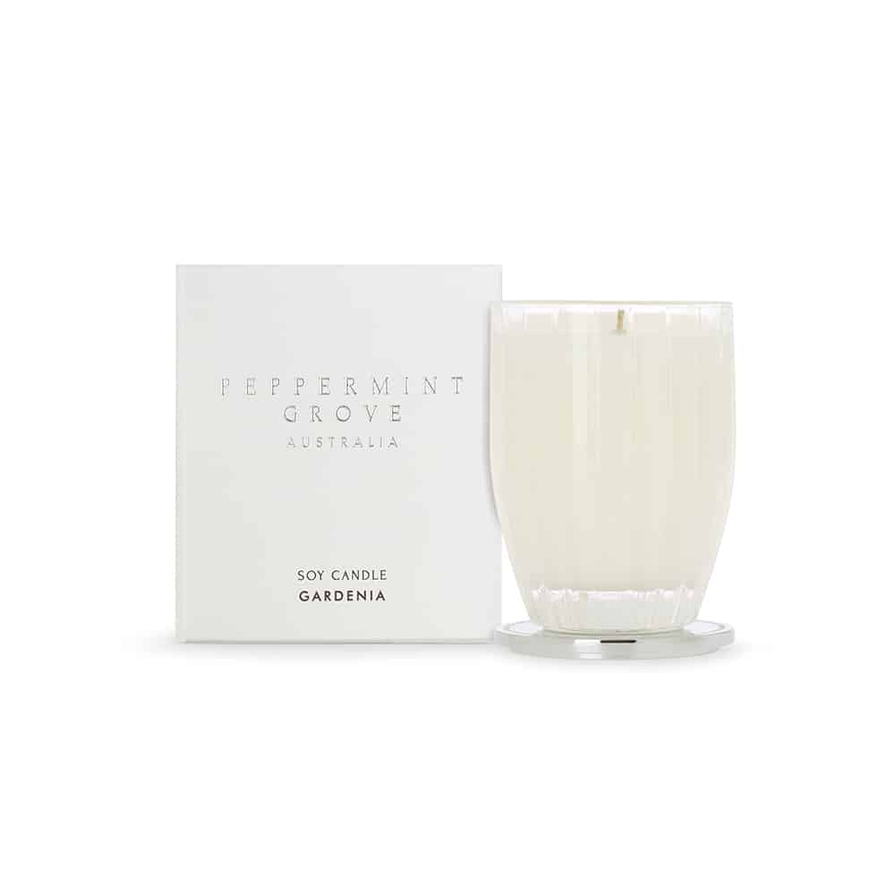 Gardenia Soy Candle 200g by Peppermint Grove Australia