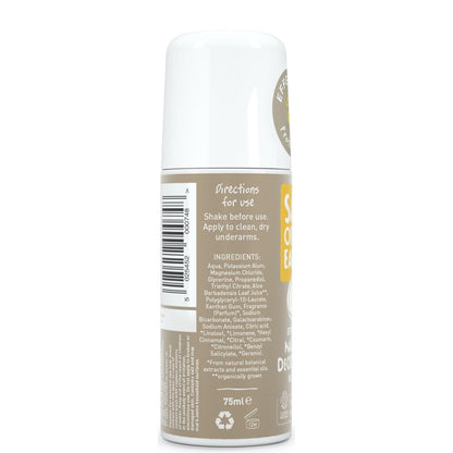 Amber & Sandalwood Natural Roll On Deodorant by Salt of the Earth 75ml