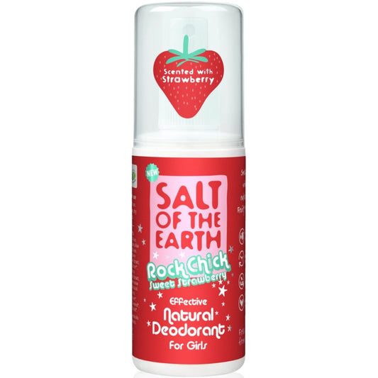 Girls Natural Deodorant Spray by Salt of the Earth 100ml