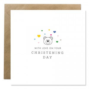Christening Day Card from Bold Bunny
