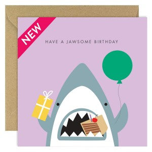 Have a Jaw-some Birthday Card from Bold Bunny