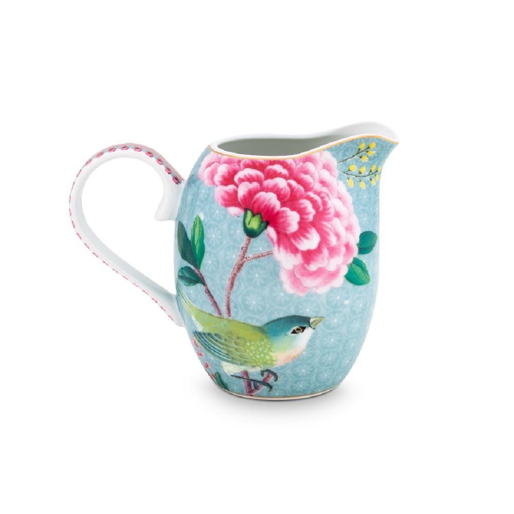 Pips Studio Blushing Birds Blue Milk Jug