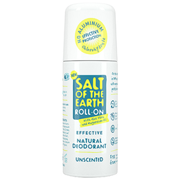 Unscented Natural Roll On Deodorant by Salt of the Earth 75ml