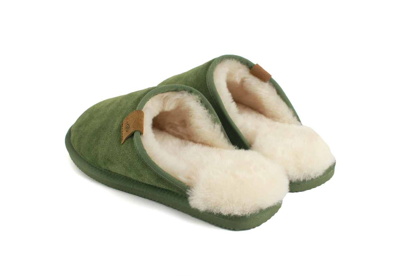 Gents Olive Green Slippers