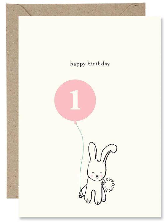 A Girls First Birthday - Bunny