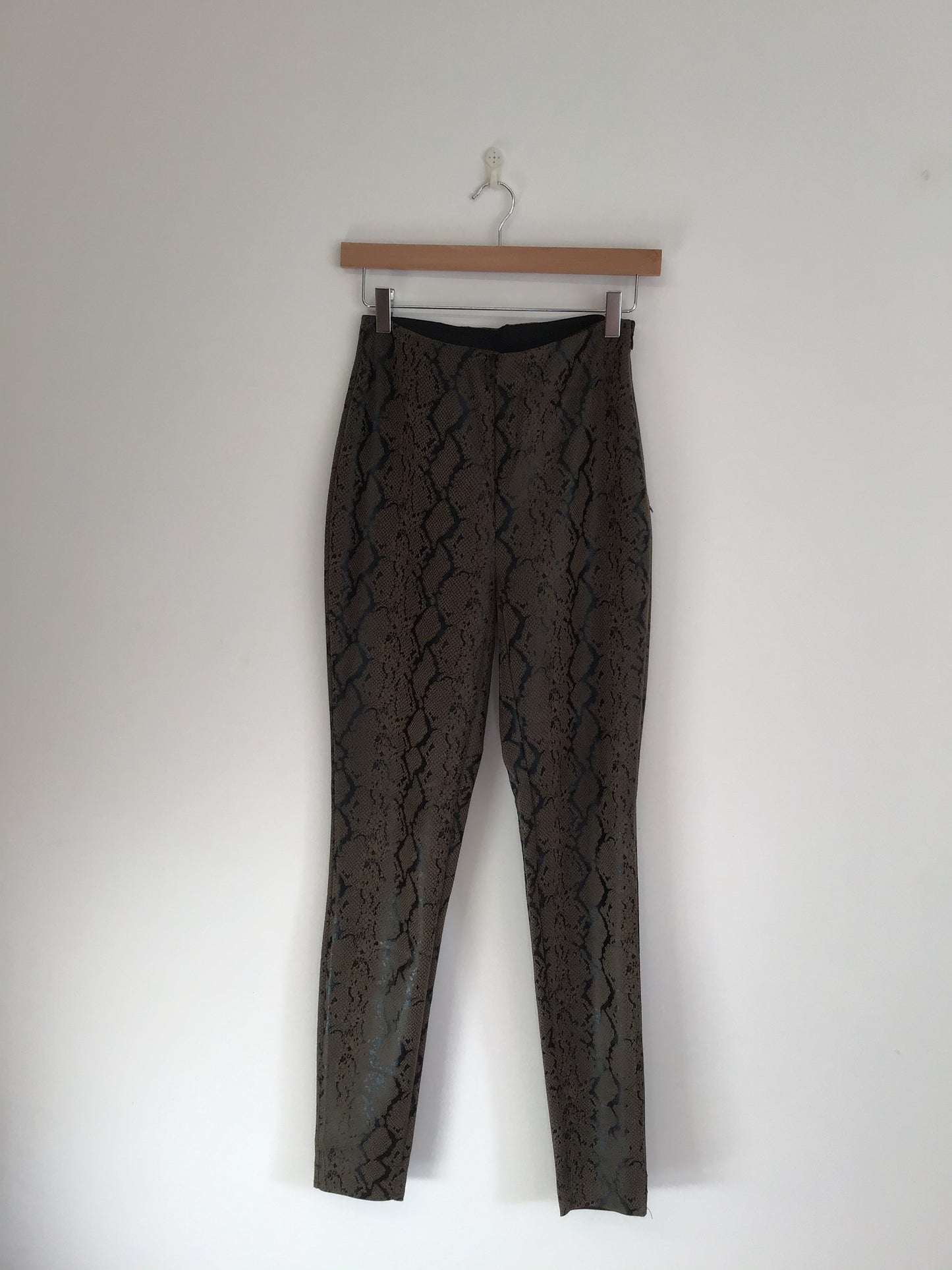 Snakeprint trousers