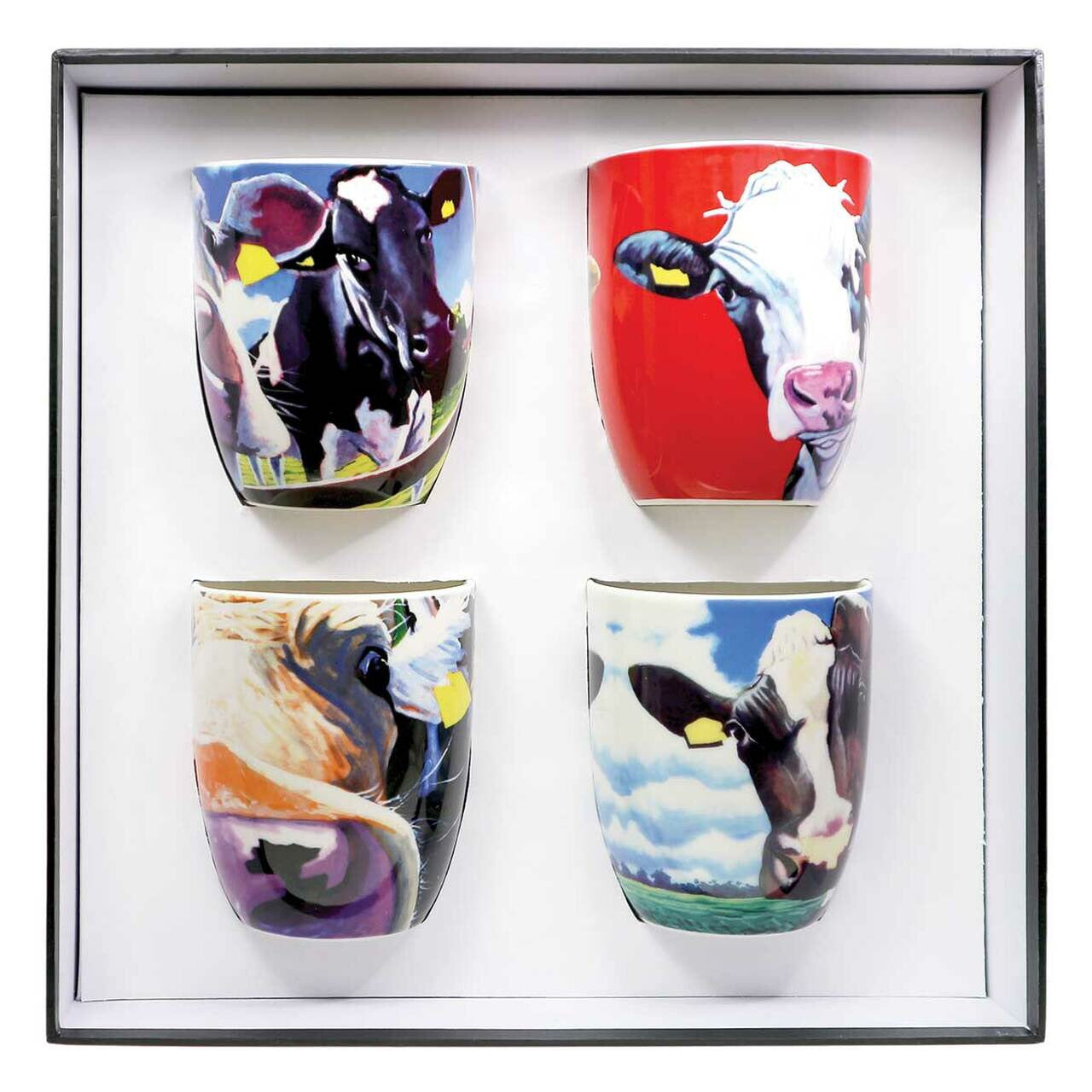Eoin O Connor Set of 4 Mugs by Tipperary Crystal