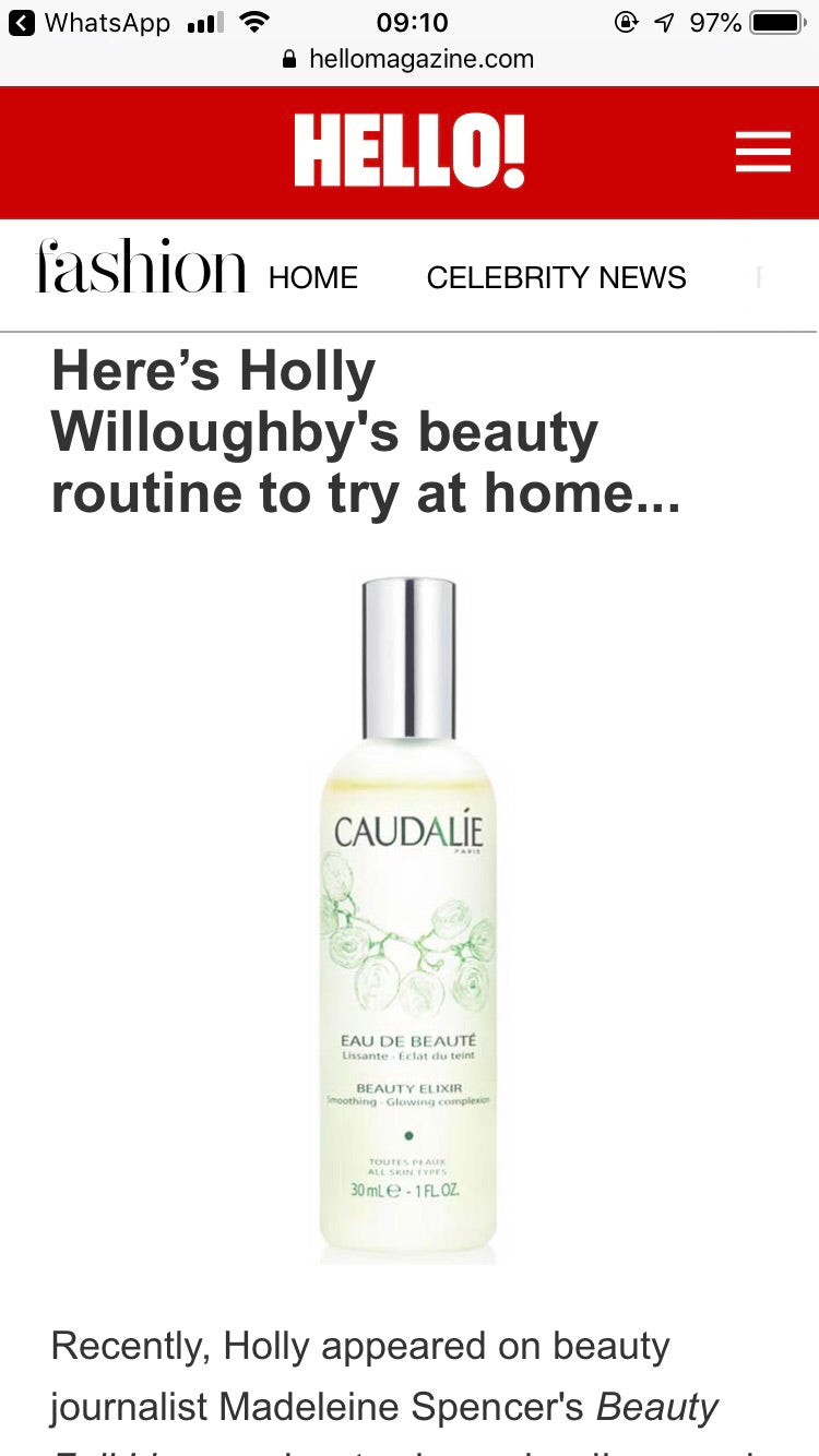 BEAUTY ELIXIR The secret of make-up artists from Caudalie - BESTSELLER