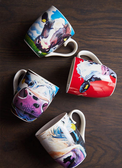 Eoin O Connor Set of 4 Mugs by Tipperary Crystal