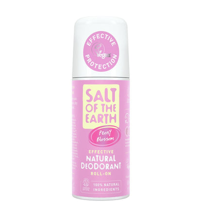 Peony Blossom Natural Deodorant Roll-on by Salt of the Earth 100ml