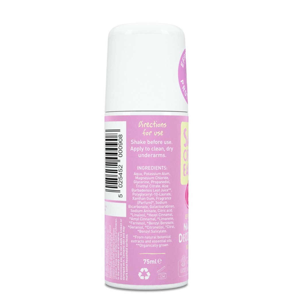 Peony Blossom Natural Deodorant Roll-on by Salt of the Earth 100ml