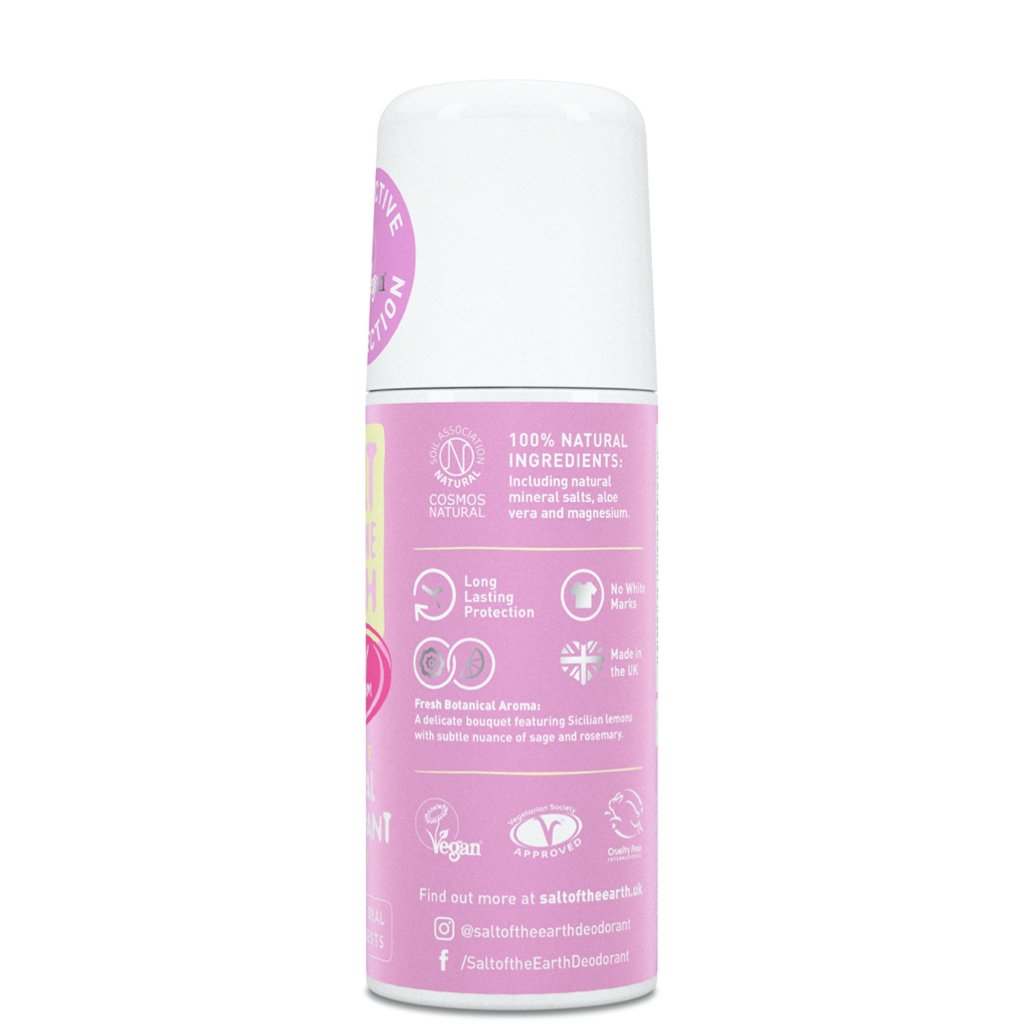 Peony Blossom Natural Deodorant Roll-on by Salt of the Earth 100ml