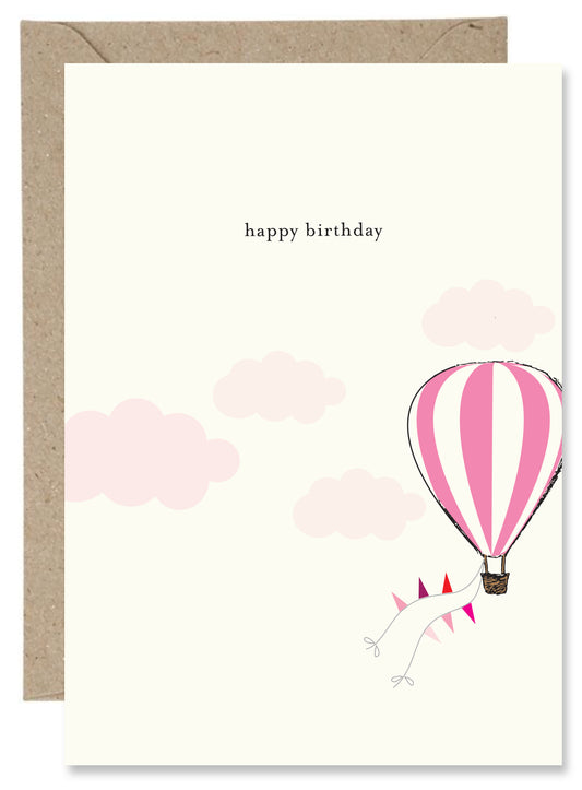 Happy Birthday - Hot Air Balloon