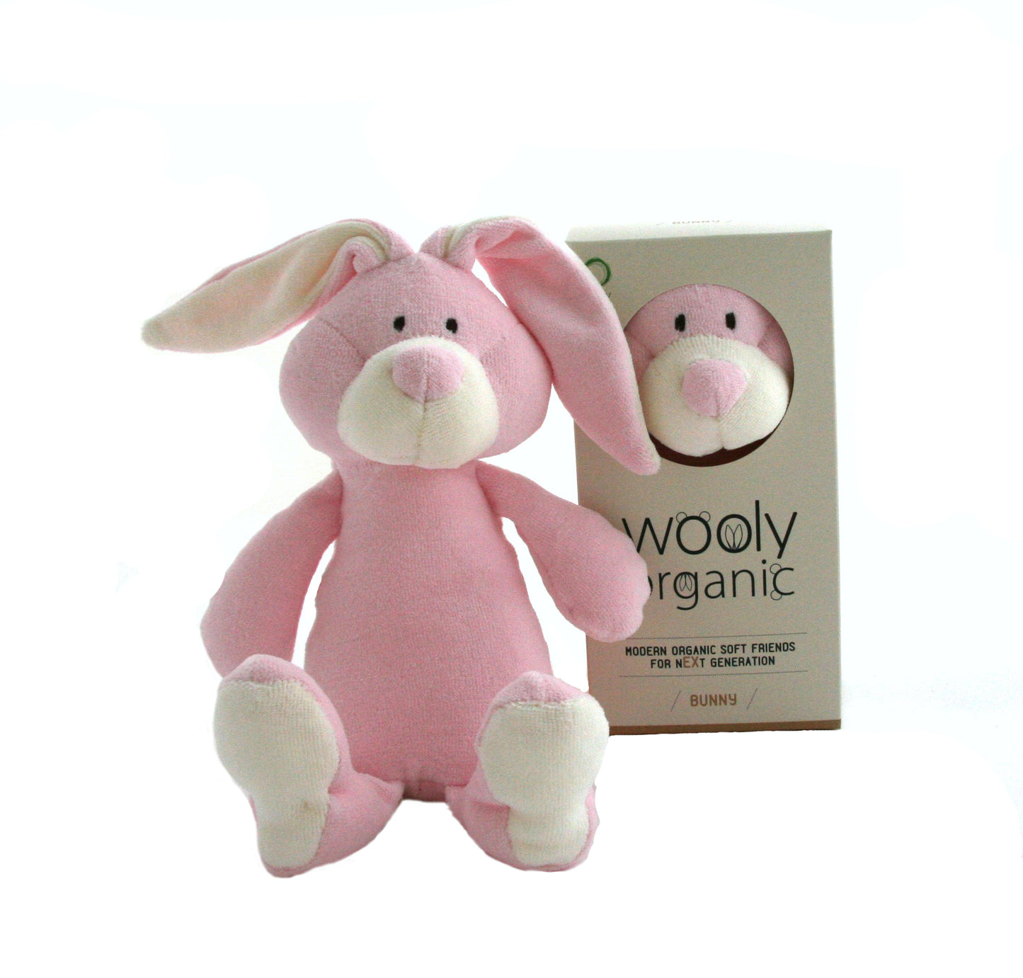 Pink Organic Soft Toy Bunny
